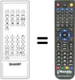 Télécommande équivalente RRMCG1014BMSA
