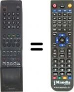 Télécommande équivalente Sharp RRMCG1023BMSA