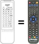 Télécommande équivalente RRMCG1039BMSA