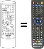 Télécommande équivalente RRMCG1096PESA