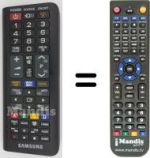 Télécommande équivalente Samsung UE46D8090YS/XZG