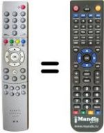 Télécommande équivalente Seleco ON8430SC
