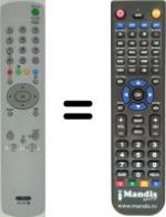 Télécommande équivalente Sony KV-29LS40K