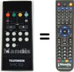 Télécommande équivalente Telefunken FS435MC