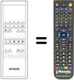 Télécommande équivalente Hitachi CPT1570