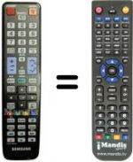 Télécommande équivalente REMCON263