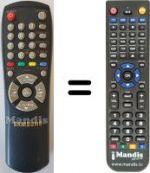 Télécommande équivalente AA59-10129C