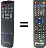 Télécommande équivalente Samsung AA59-10020E