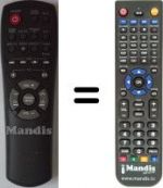 Télécommande équivalente Samsung AH59-00004B