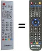 Télécommande équivalente Samsung BN59-00217B