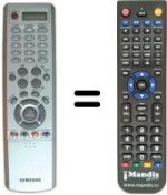 Télécommande équivalente Samsung BN59-00378B
