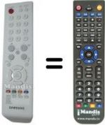 Télécommande équivalente Samsung BN59-00589A