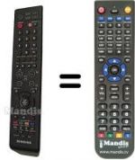 Télécommande équivalente Samsung LE52F96BDX