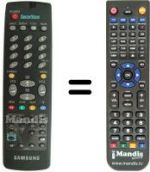 Télécommande équivalente Samsung AA59-00006A