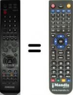 Télécommande équivalente Samsung SP50L6HVX / /XEC