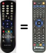 Télécommande équivalente Schaub Lorenz LT19-350DB