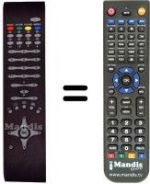 Télécommande équivalente RC1080