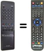 Télécommande équivalente Sharp RRMCG1032BMSA