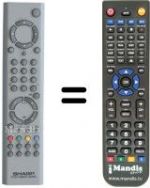 Télécommande équivalente Sharp 28LS-92EC