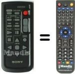 Télécommande équivalente RMT-835