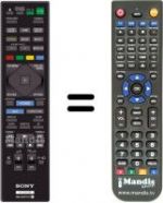 Télécommande équivalente Sony RM-ADP121