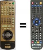Télécommande équivalente RMT-D107P