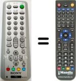 Télécommande équivalente Sony KV-21CL10K