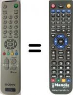 Télécommande équivalente Sony KV-25FX30E
