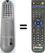 Télécommande équivalente LG RL28CZ10RX