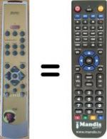 Télécommande équivalente 212837 DOLBY DIGITAL