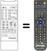 Télécommande équivalente Panasonic TNQ1411