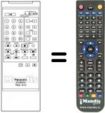 Télécommande équivalente Panasonic TNQ1412