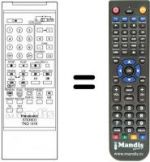 Télécommande équivalente Panasonic TNQ1416