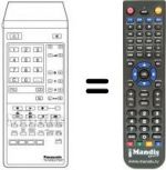 Télécommande équivalente Panasonic TNQ8E0422