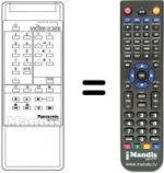 Télécommande équivalente Panasonic TNQ8E0418