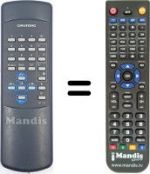 Télécommande équivalente F.E.T. TP 711