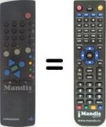 Télécommande équivalente TP 771