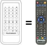 Télécommande équivalente Irradio 19SERIES