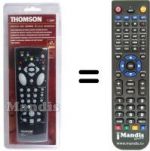 Télécommande équivalente Thomson V1601