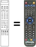 Télécommande équivalente Salora 28M91PIP