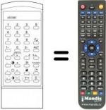 Télécommande équivalente Sanyo CEP3012