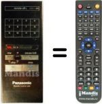 Télécommande équivalente Panasonic VSQ0380