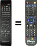 Télécommande équivalente Telefunken TE19822B11