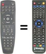 Télécommande équivalente RC3100DV