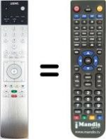 Télécommande équivalente Loewe ACONDA9281ZW