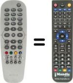Télécommande équivalente Philips DSR200 / 00