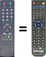 Télécommande équivalente RC2040