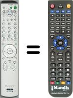 Télécommande équivalente Sony KDLV40A11E