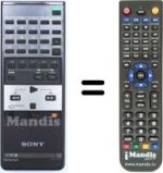 Télécommande équivalente RMT-223