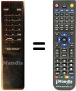 Télécommande équivalente Amstrad SRD400